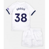 Dětský fotbalový dres Tottenham Hotspur Destiny Udogie #38 2023-24 Domácí Krátký Rukáv (+ trenýrky)